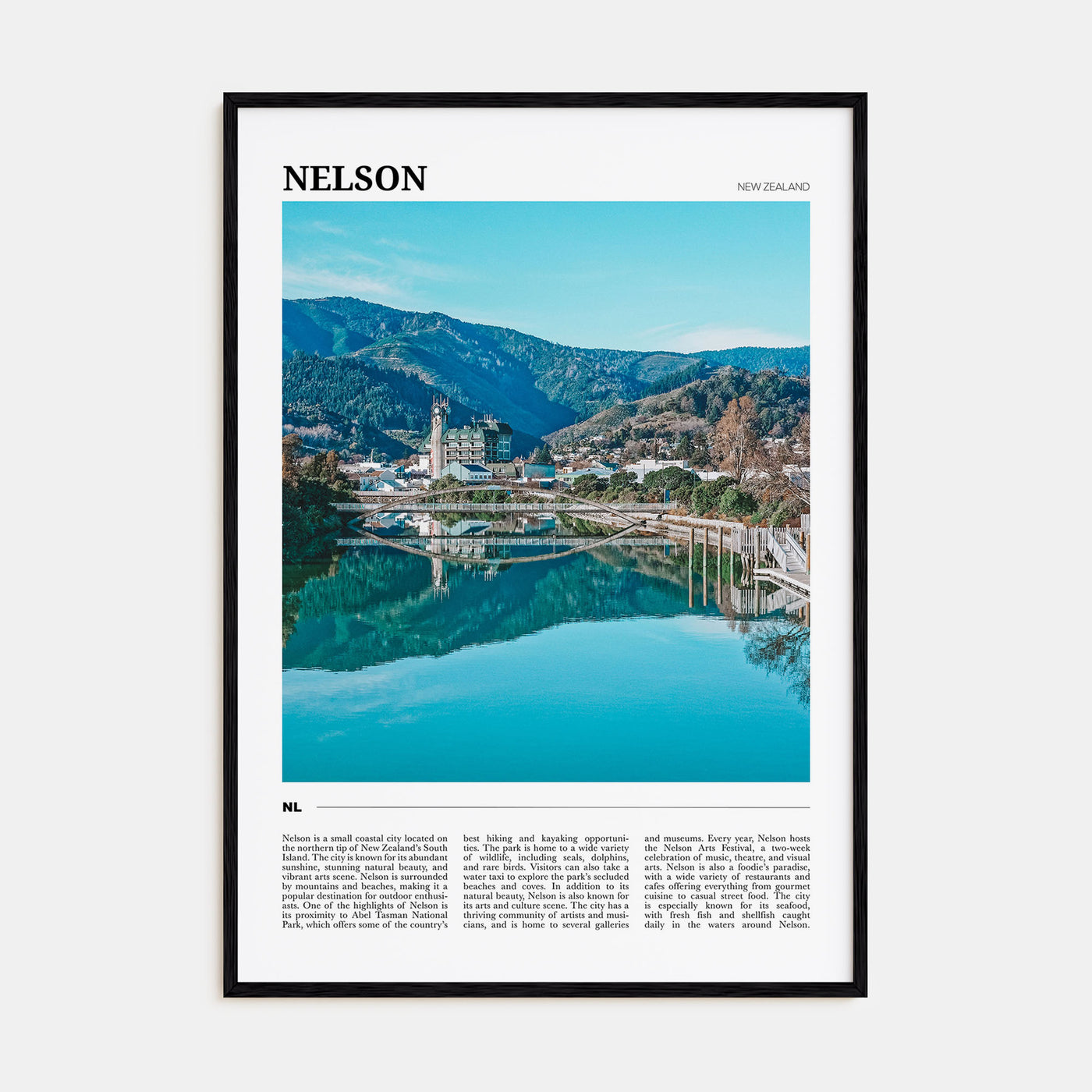Nelson Travel Color Poster