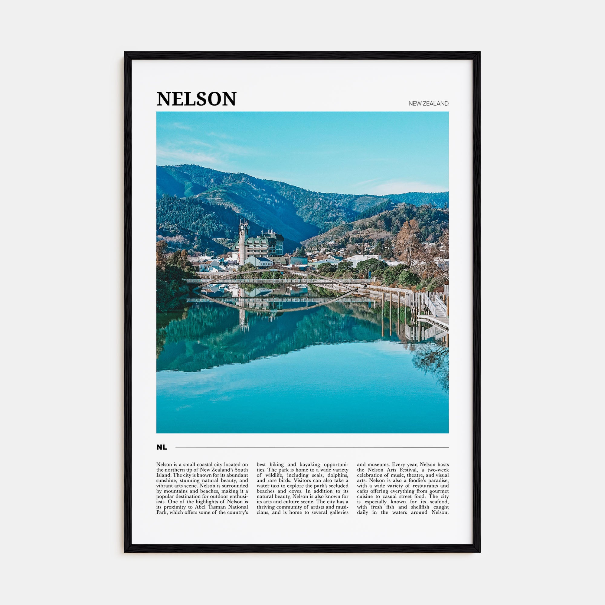 Nelson Travel Color Poster