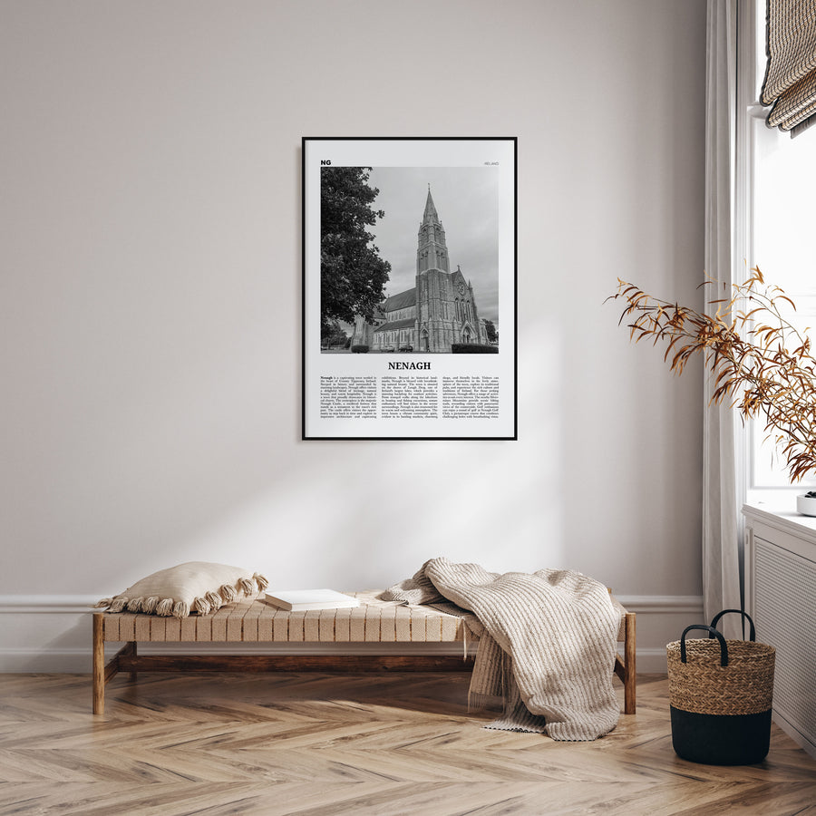 Nenagh Travel B&W Poster