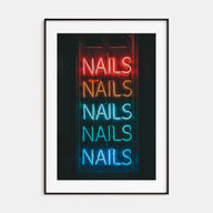 Neon Sign Photo Color No 1 Poster