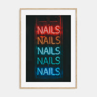 Neon Sign Photo Color No 1 Poster