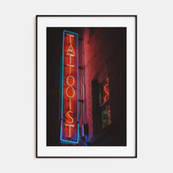 Neon Sign Photo Color No 2 Poster
