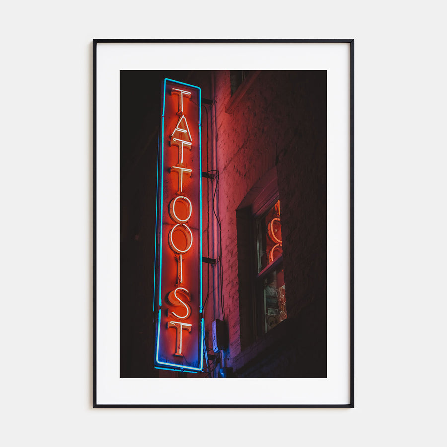 Neon Sign Photo Color No 2 Poster
