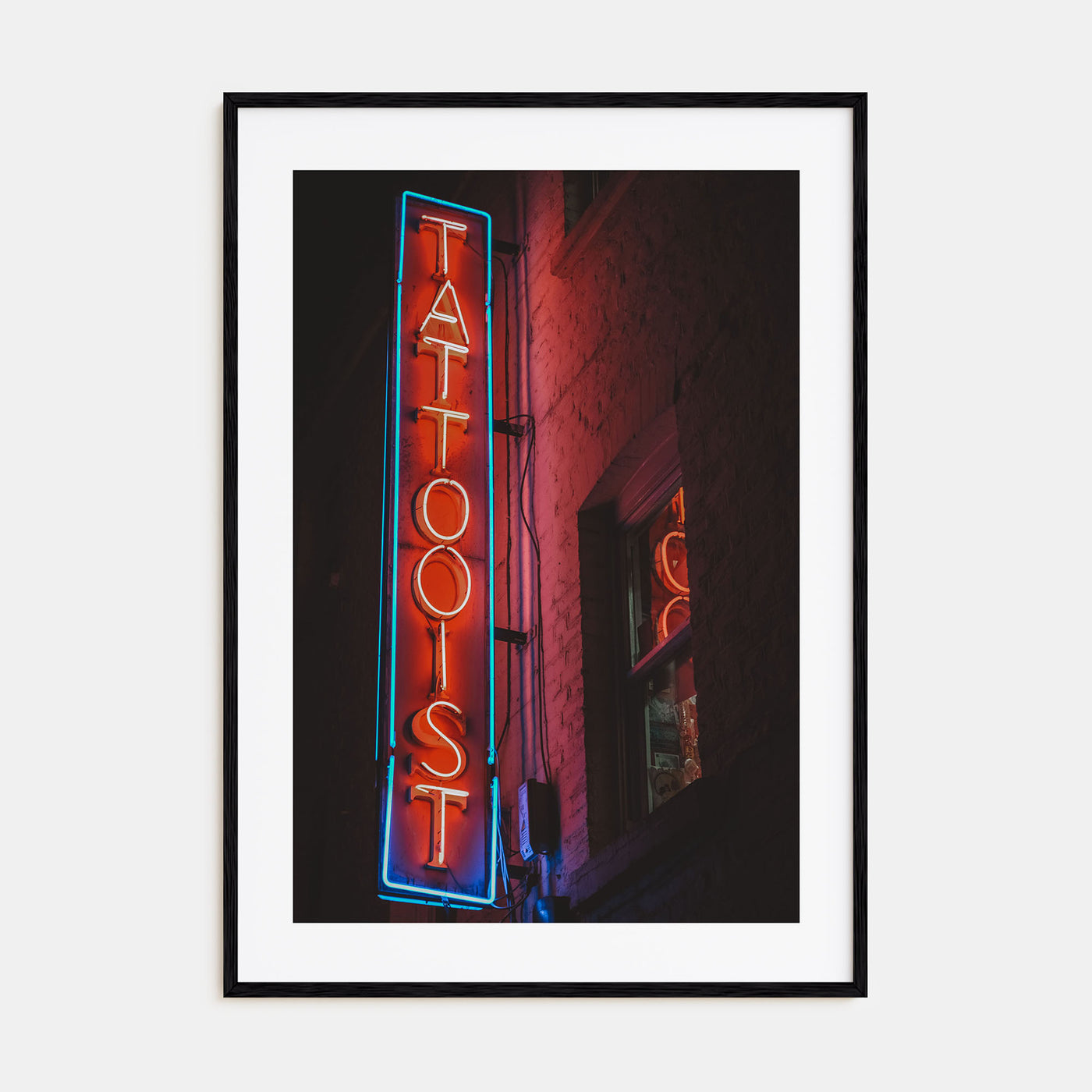 Neon Sign Photo Color No 2 Poster