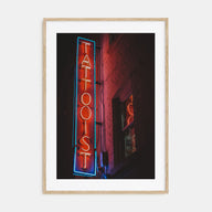 Neon Sign Photo Color No 2 Poster