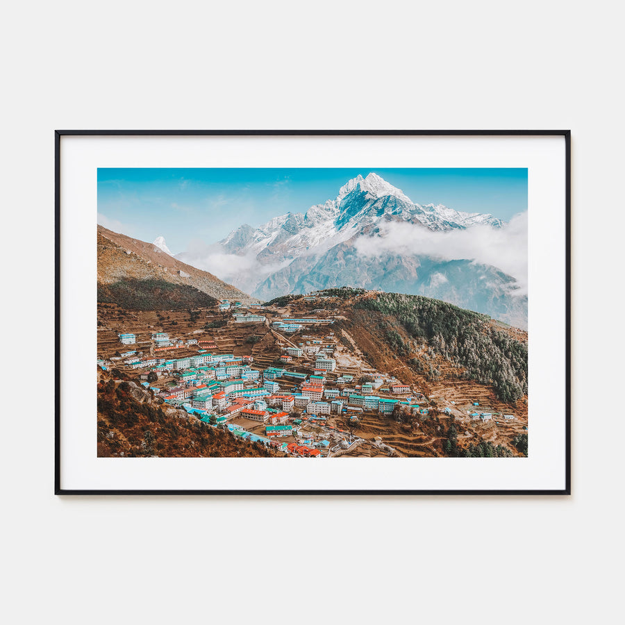 Nepal Landscape Color Poster