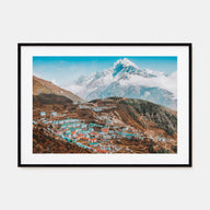 Nepal Landscape Color Poster