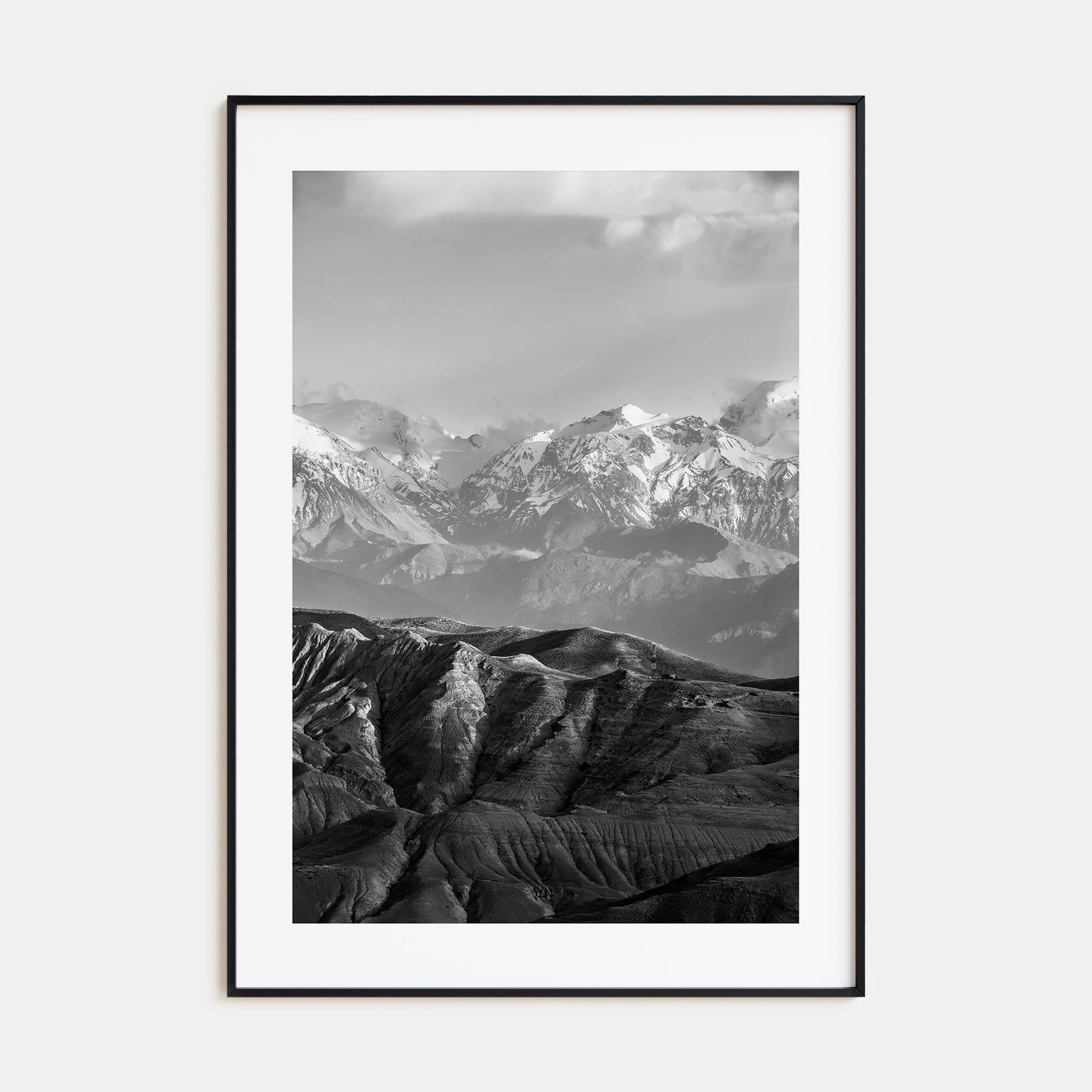 Nepal Photo B&W Poster