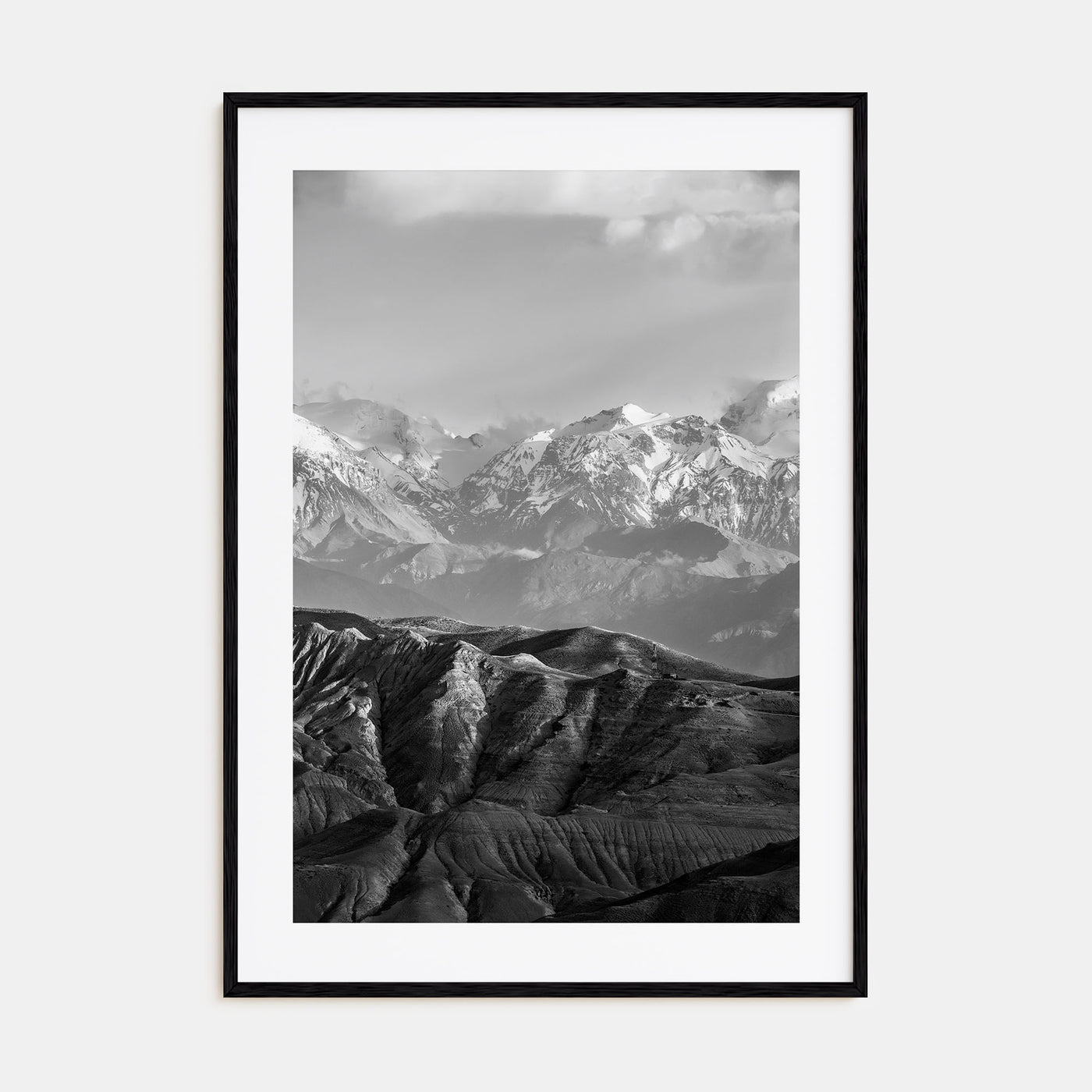 Nepal Photo B&W Poster