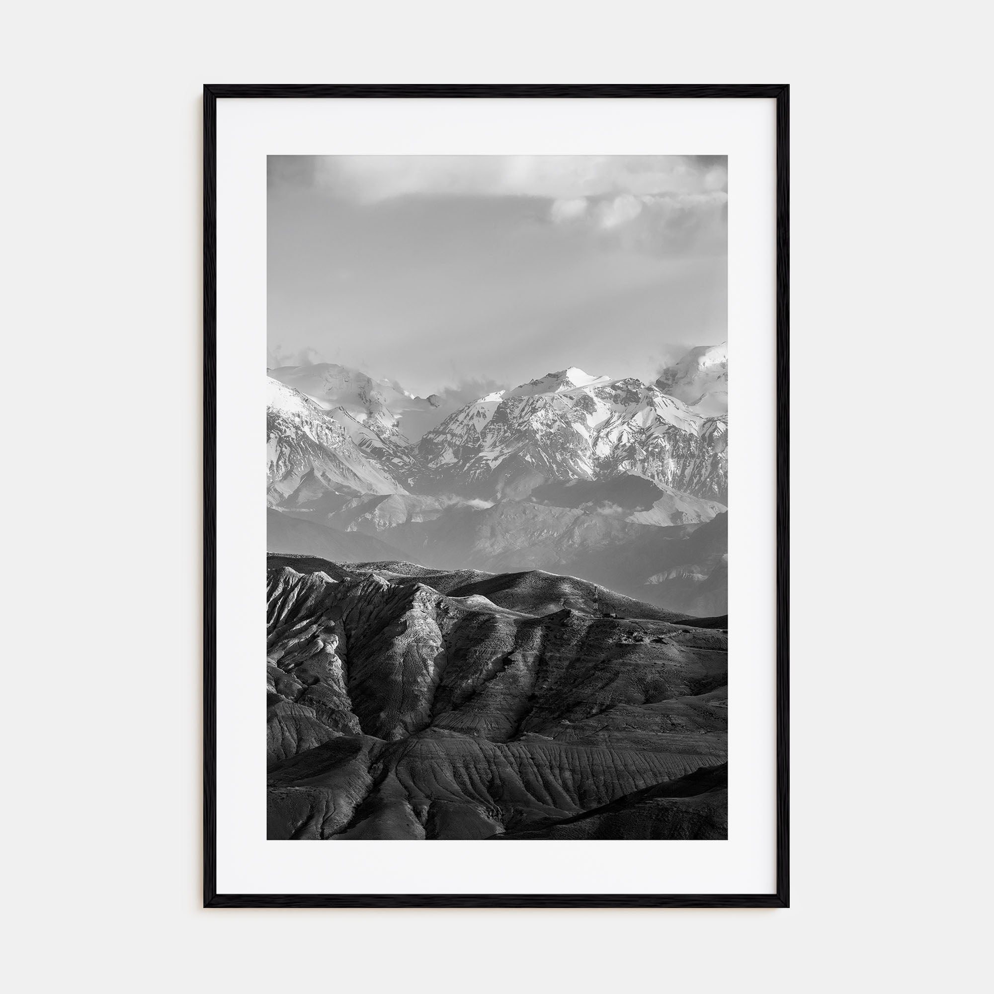 Nepal Photo B&W Poster