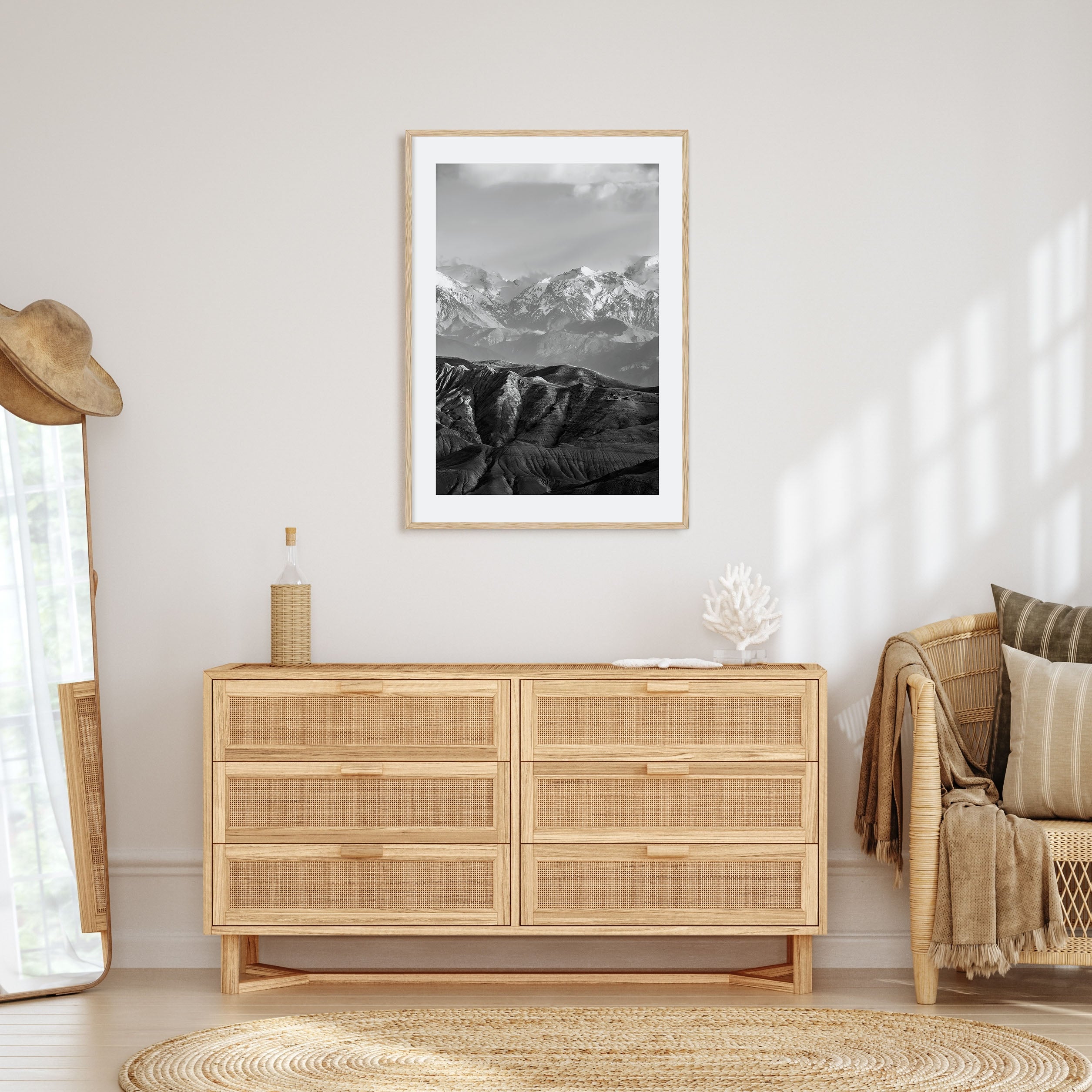 Nepal Photo B&W Poster