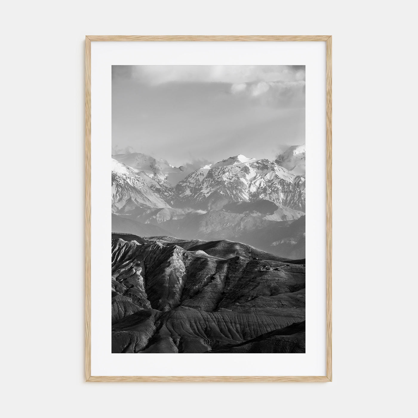 Nepal Photo B&W Poster