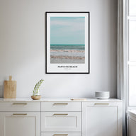 Neptune Beach Portrait Color Poster