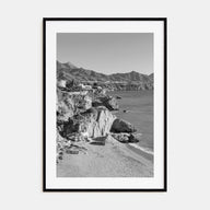 Nerja Photo B&W Poster