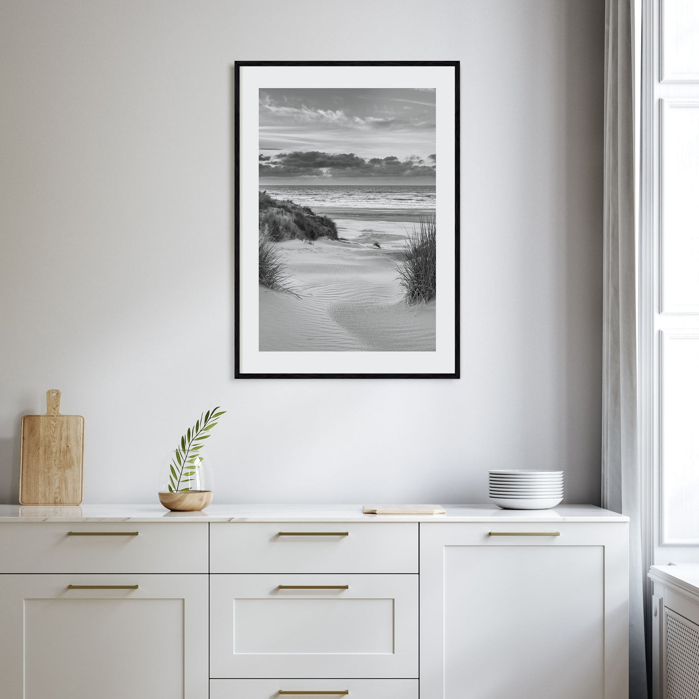 Netherlands Photo B&W Poster