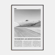 Neukirchen am Großvenediger Travel B&W Poster