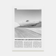 Neukirchen am Großvenediger Travel B&W Poster