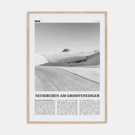 Neukirchen am Großvenediger Travel B&W Poster