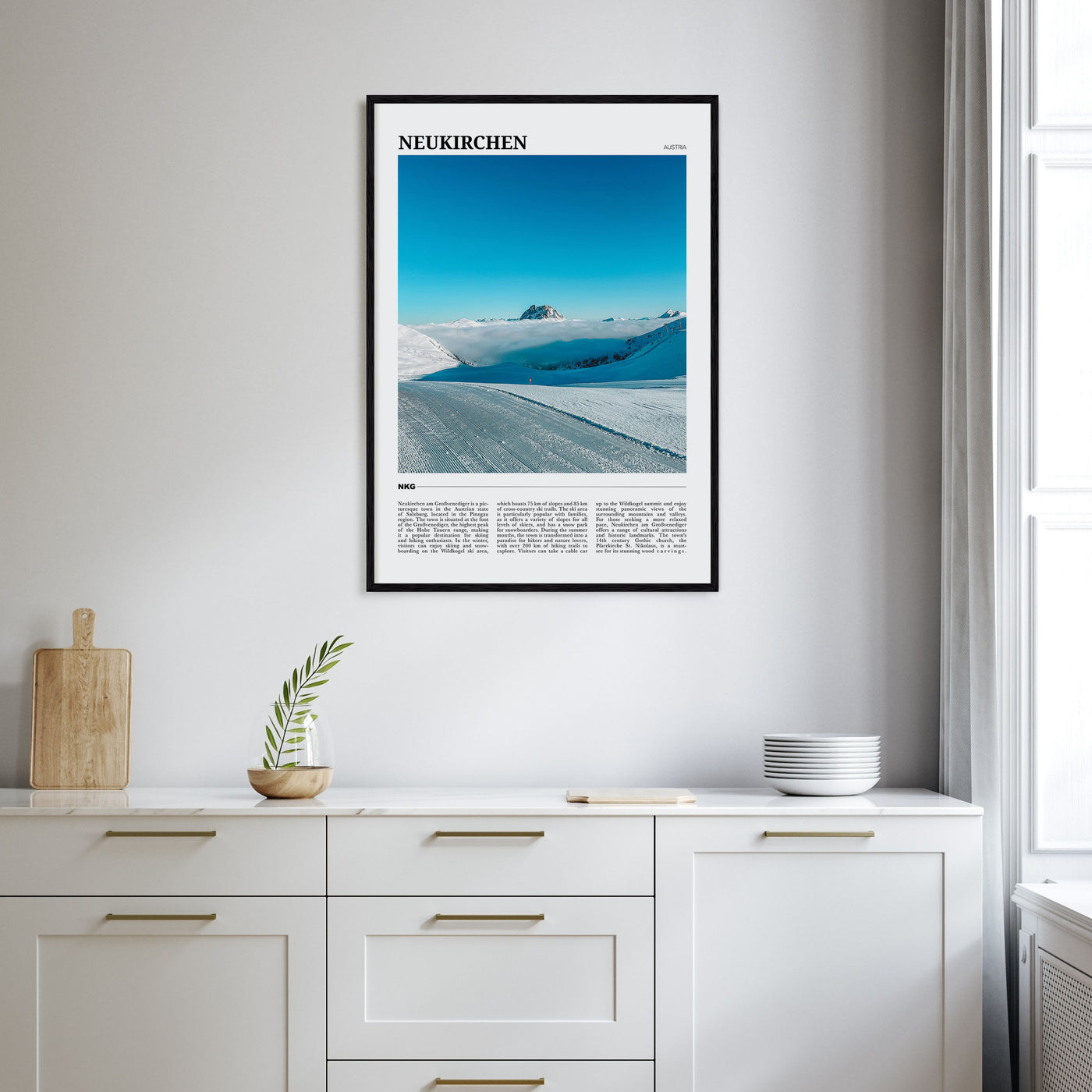 Neukirchen am Großvenediger Travel Color Poster