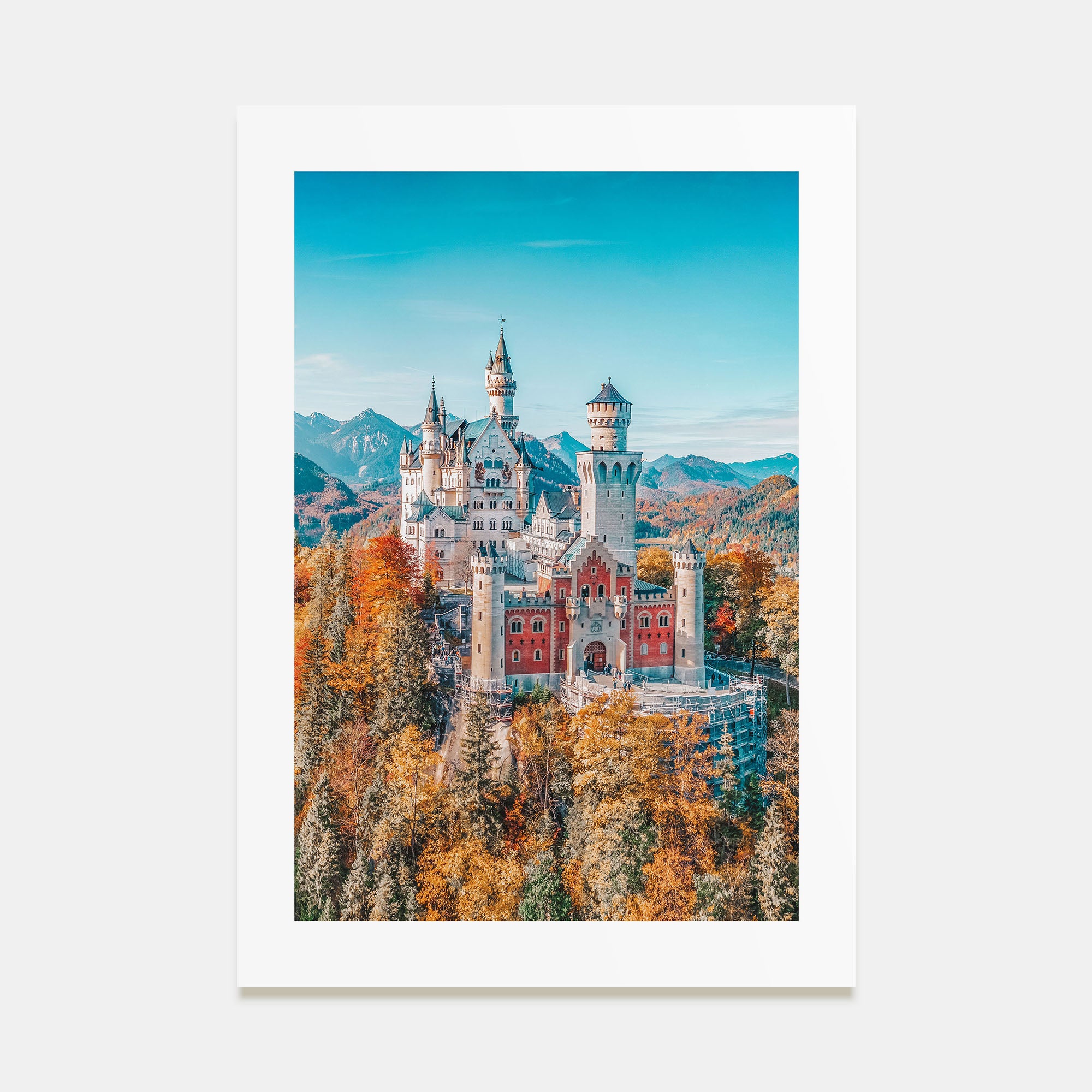 Neuschwanstein Castle Photo Color Poster