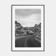 Nevada Photo B&W Poster