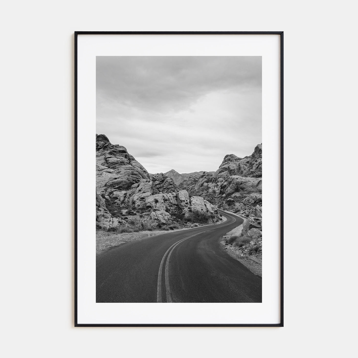 Nevada Photo B&W Poster