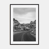 Nevada Photo B&W Poster