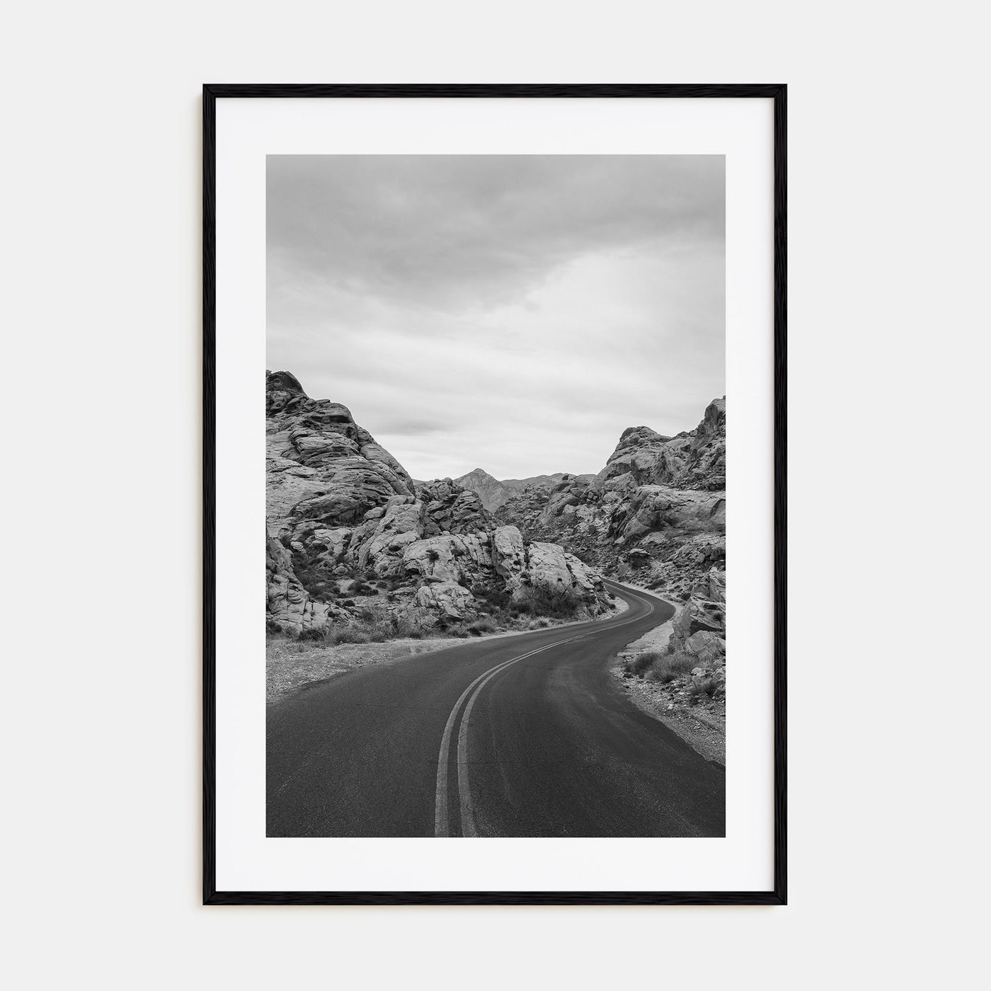 Nevada Photo B&W Poster
