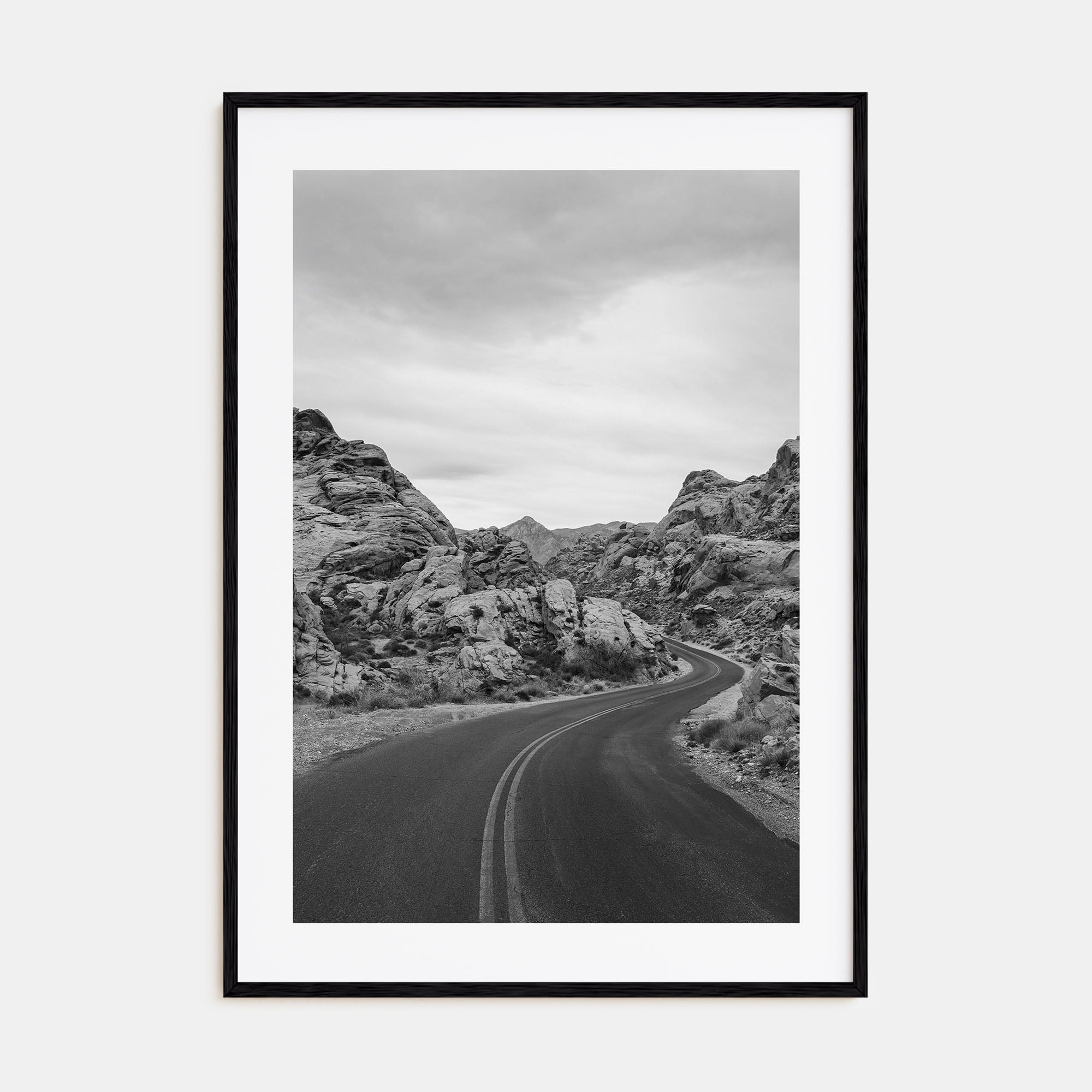 Nevada Photo B&W Poster