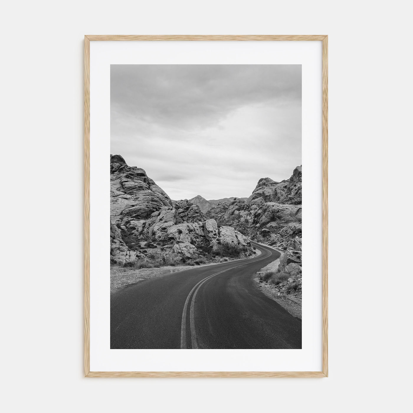 Nevada Photo B&W Poster