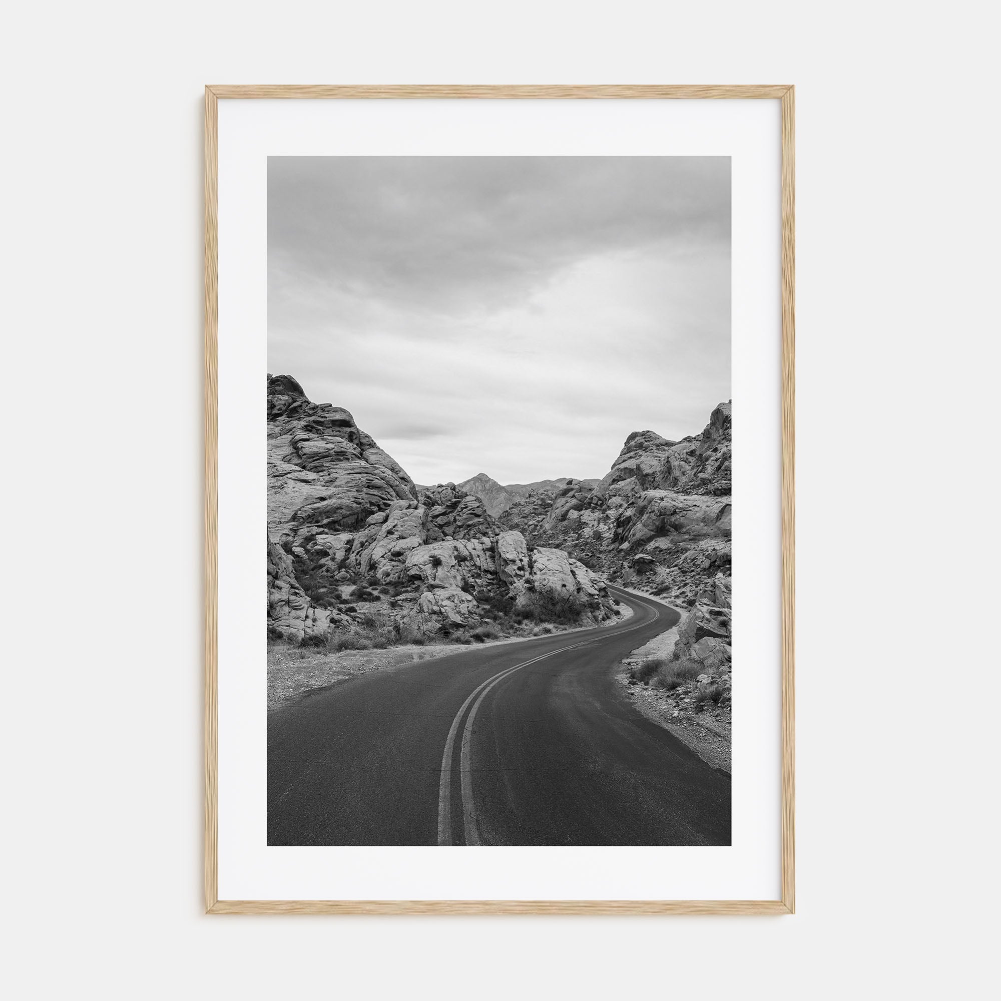 Nevada Photo B&W Poster