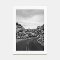 Nevada Photo B&W Poster