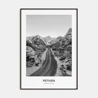 Nevada Portrait B&W Poster