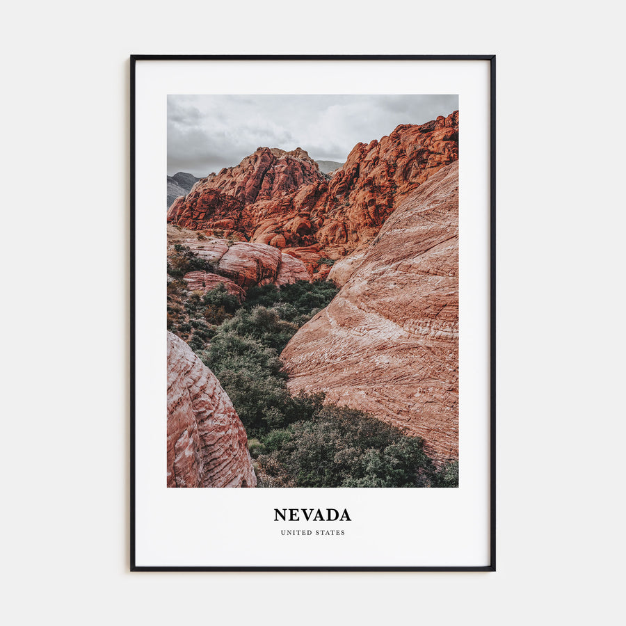 Nevada Portrait Color Poster