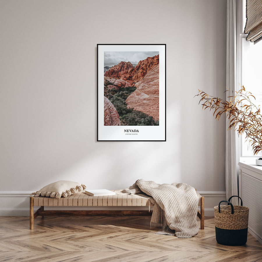 Nevada Portrait Color Poster