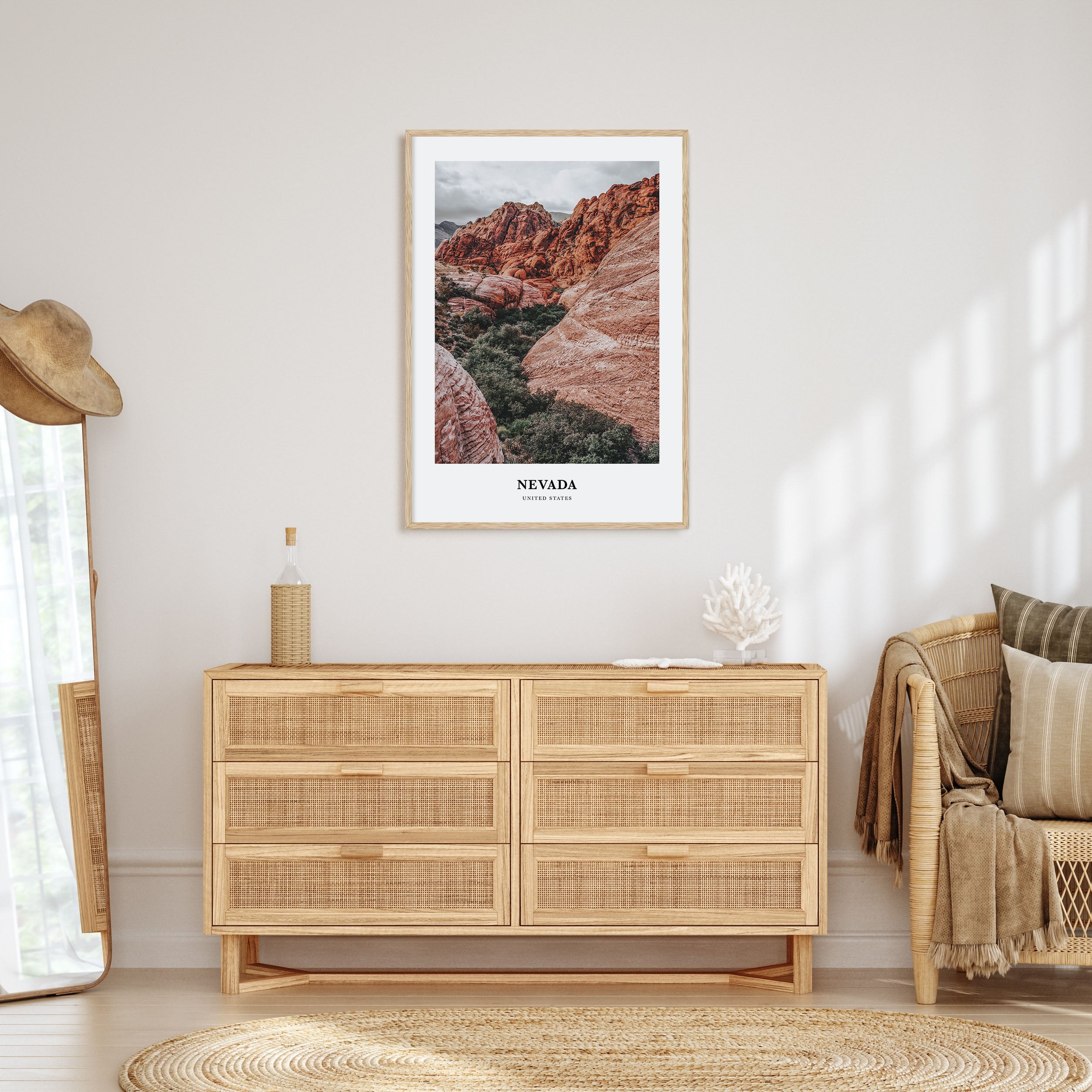 Nevada Portrait Color Poster
