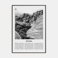Nevada Travel B&W No 2 Poster