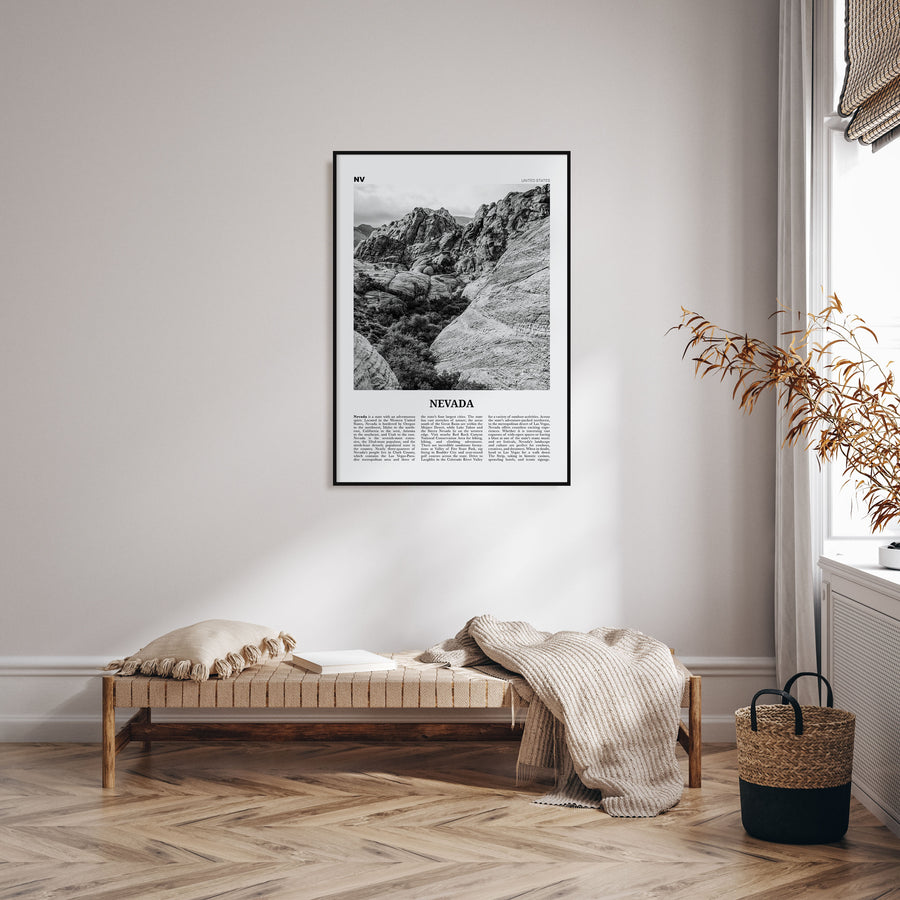 Nevada Travel B&W No 2 Poster