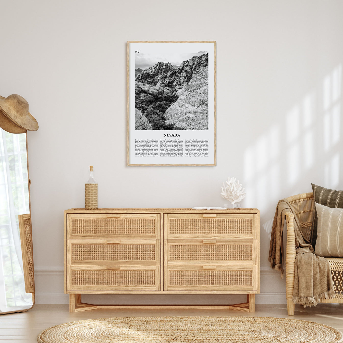 Nevada Travel B&W No 2 Poster