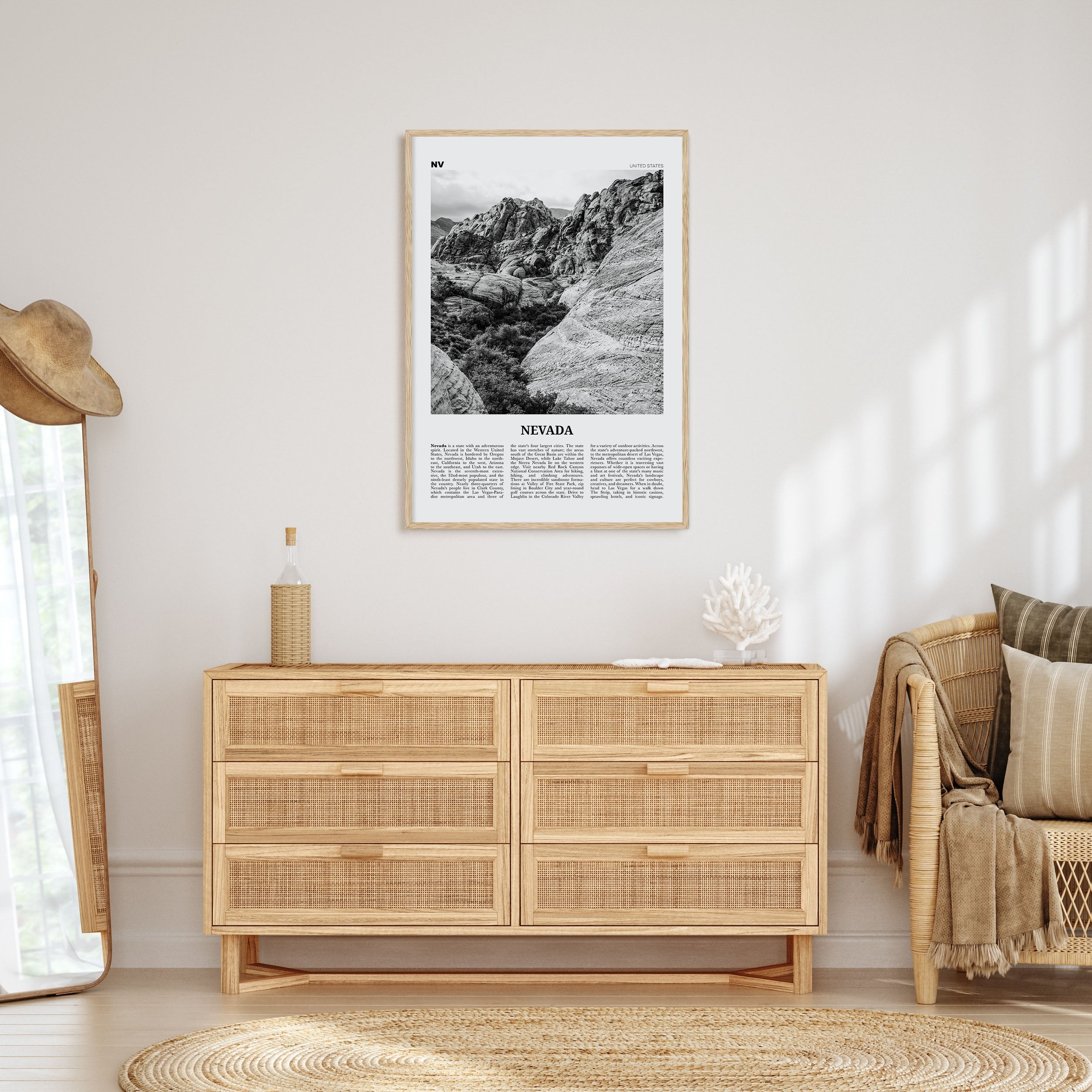 Nevada Travel B&W No 2 Poster