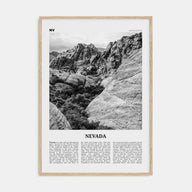 Nevada Travel B&W No 2 Poster