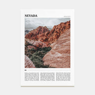 Nevada Travel Color Poster