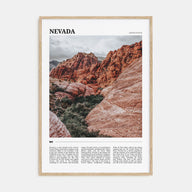 Nevada Travel Color Poster