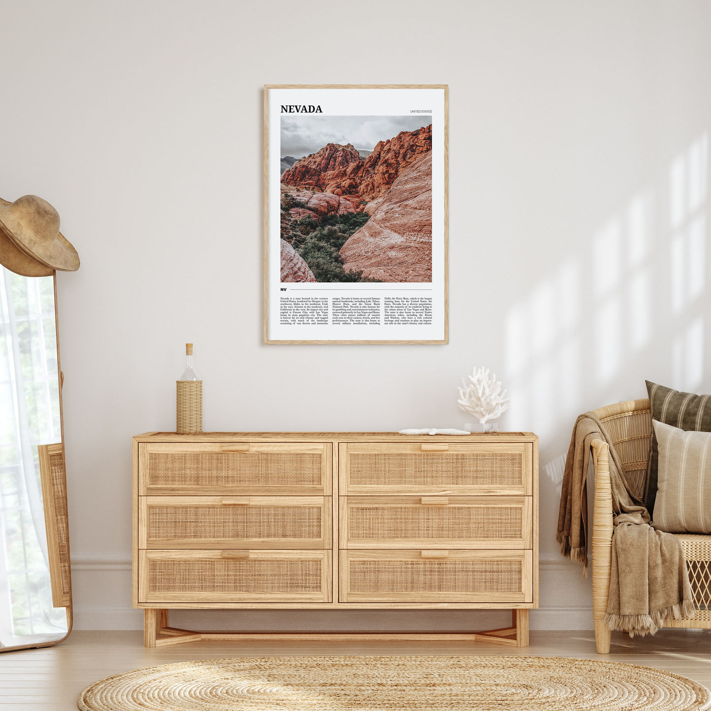 Nevada Travel Color Poster