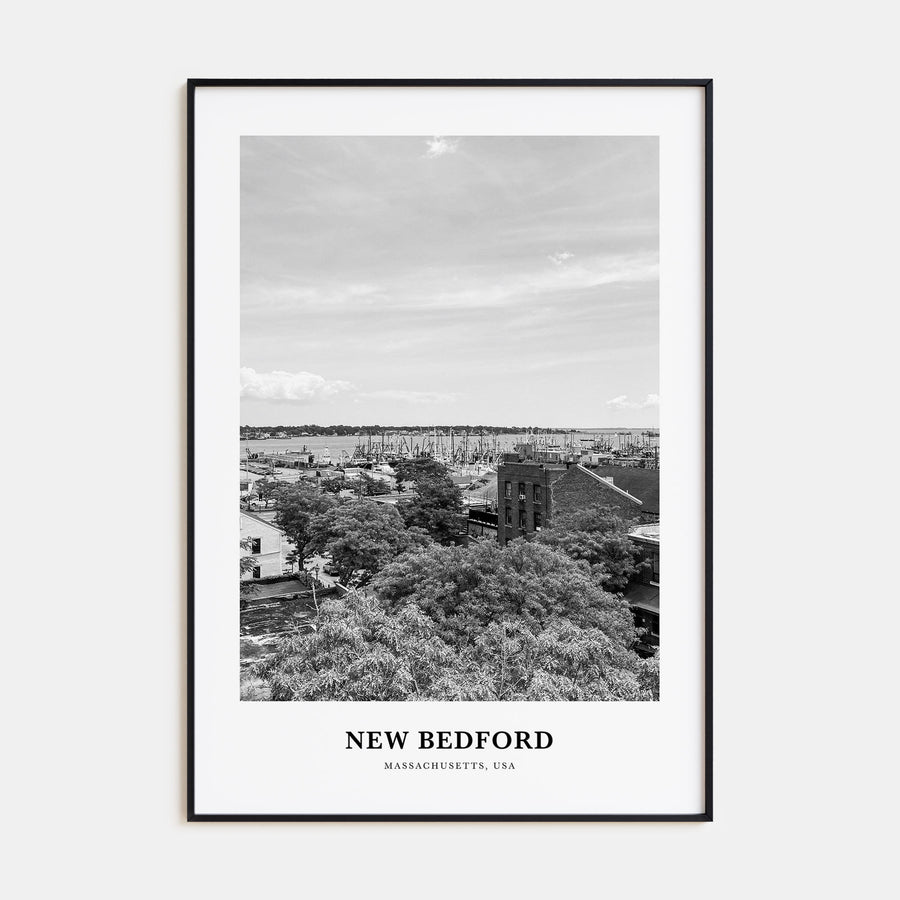New Bedford Portrait B&W Poster