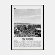 New Bedford Travel B&W Poster