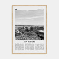 New Bedford Travel B&W Poster