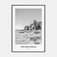 New Brunswick Portrait B&W Poster