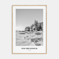 New Brunswick Portrait B&W Poster