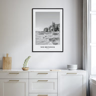 New Brunswick Portrait B&W Poster